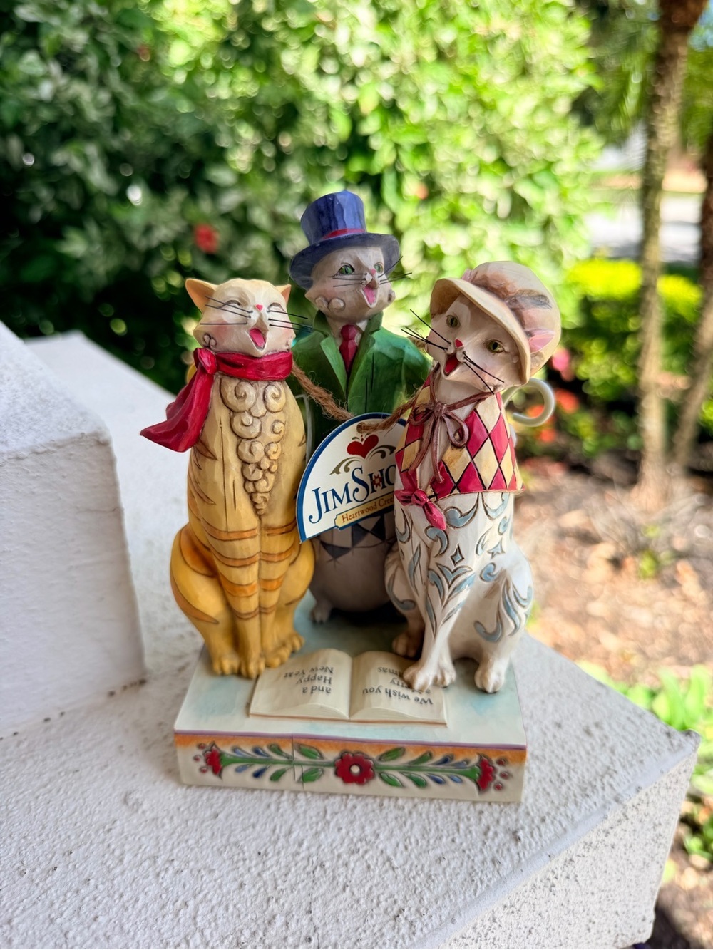 Jim Shore Caroling Cats 4010897 Heartwood Creek 2008 Christmas Figurine w Box